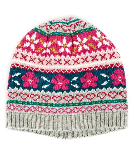 温暖针织的帽 — 图库照片