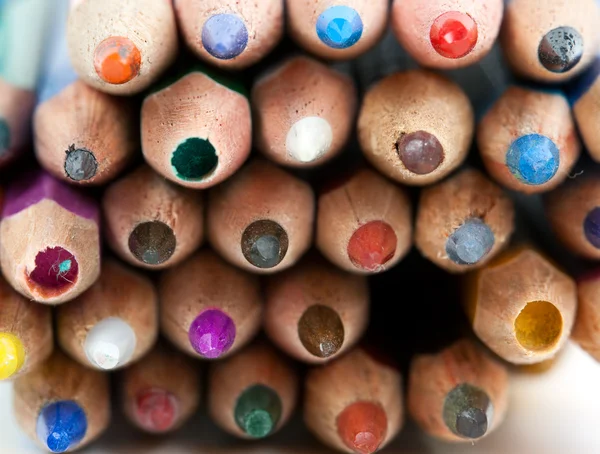 Fim de lápis de cor — Fotografia de Stock