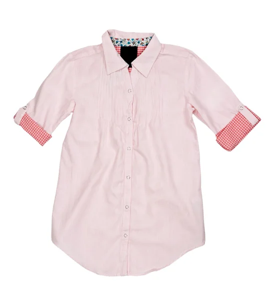 짧은 소매와 핑크 여름 셔츠 — 스톡 사진