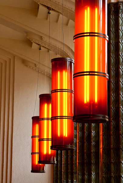 Columns and lights — Stock Photo, Image