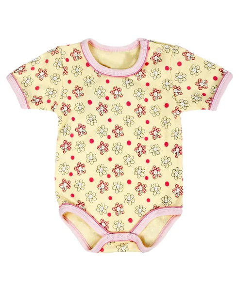 Camiseta infantil en estampado floral amarillo — Foto de Stock