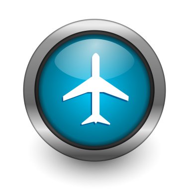 Plane button clipart