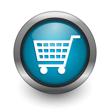 Shopping cart button clipart