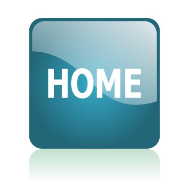 Home glosssy icon clipart