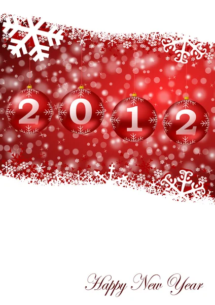 2012 feliz ano novo — Fotografia de Stock