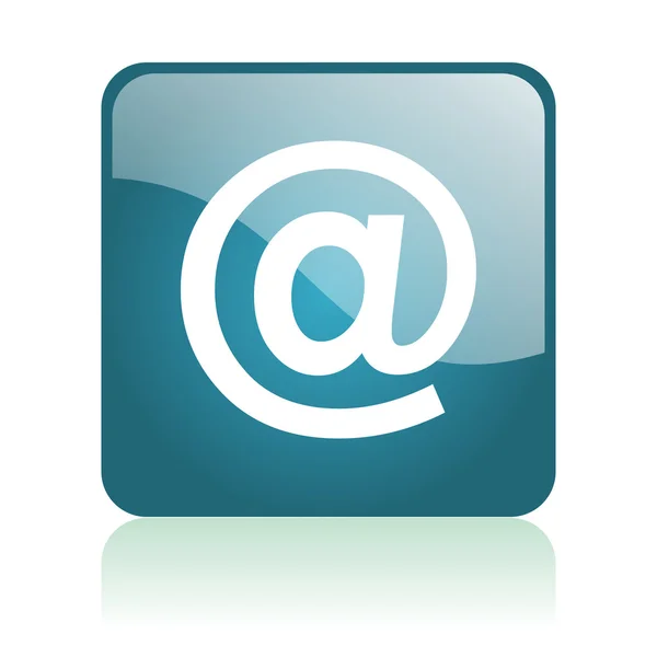 E-mail glosssy ikona — Zdjęcie stockowe