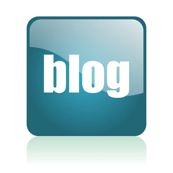 stock image Blog glosssy icon