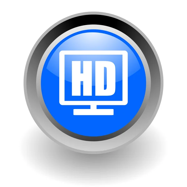 HD glosssy ikona — Zdjęcie stockowe