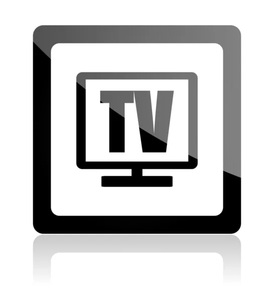 Ícone de TV — Fotografia de Stock