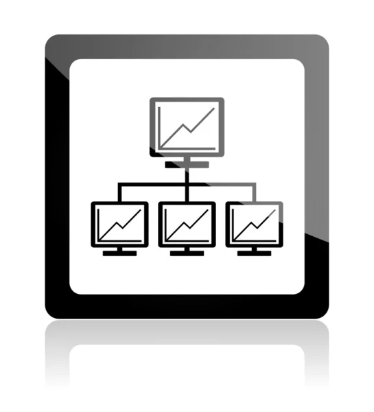 Network icon — Stock Photo, Image