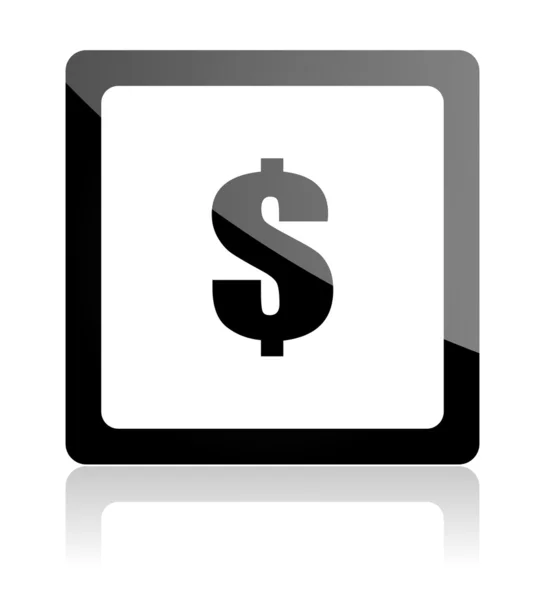 Icona del dollaro — Foto Stock