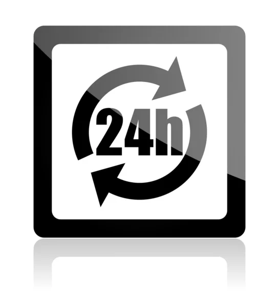 Icono de servicio 24h — Foto de Stock