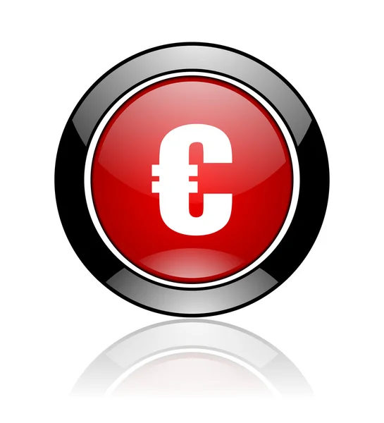 Euro button — Stock Photo, Image