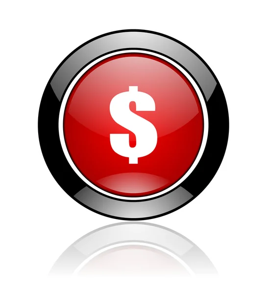 Dollar button — Stock Photo, Image