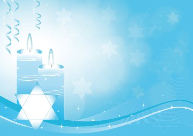 Hanukkah background clipart