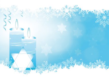 Hanukkah background clipart