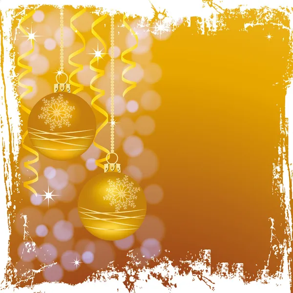 Grunge carte de Noël — Image vectorielle