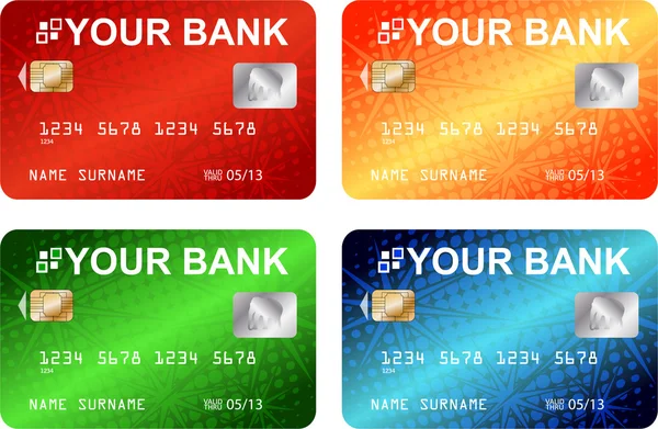 Kreditkarten — Stockvektor