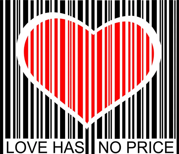 Любовь не имеет цены — стоковый вектор