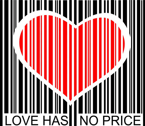 Kärlek har inget pris — Stock vektor