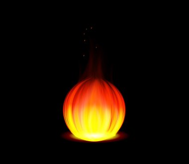 Fire ball clipart