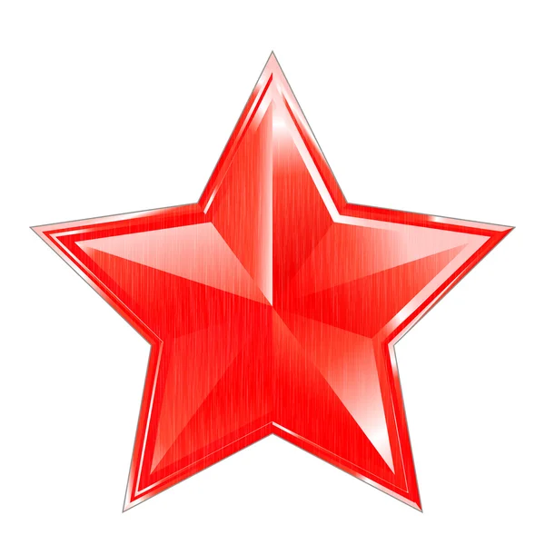 Icono de estrella vectorial sobre fondo blanco — Archivo Imágenes Vectoriales