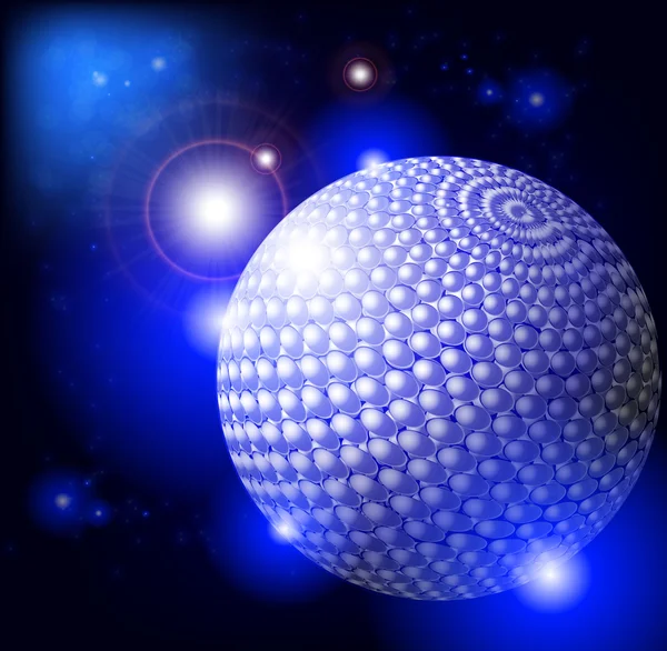 Фантазії металеві сфери — стоковий вектор