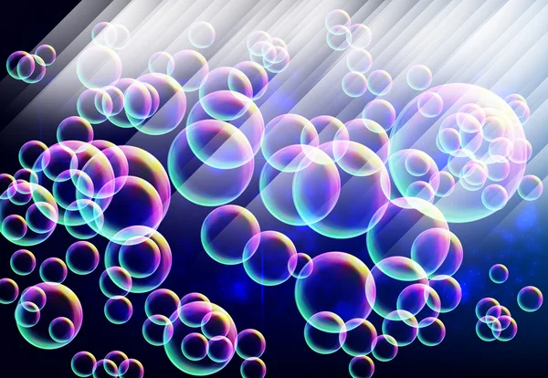 Abstraktní bubliny pozadí — Stockový vektor