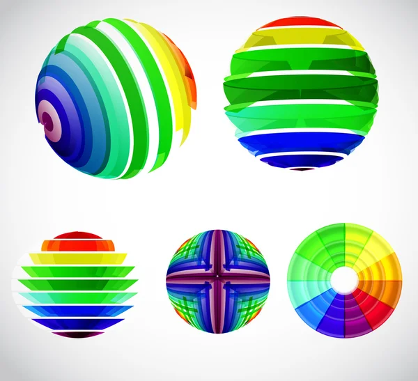 Abstract globe symbol — Stock Vector