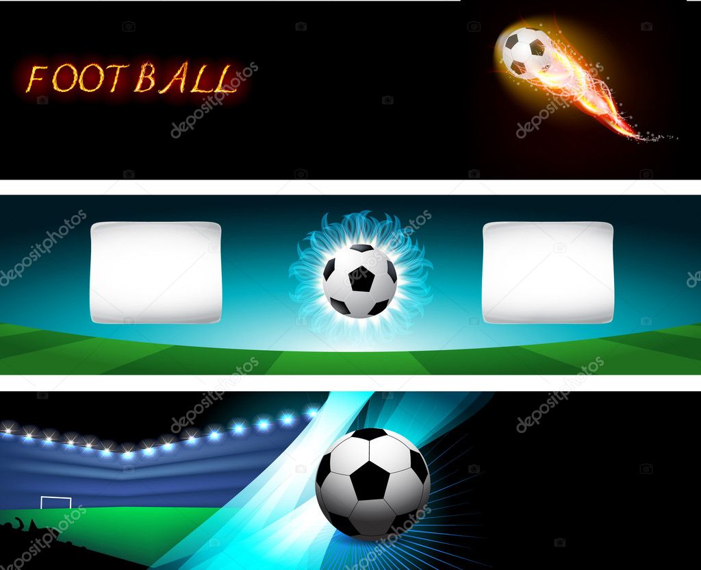 Football background, vector illustration