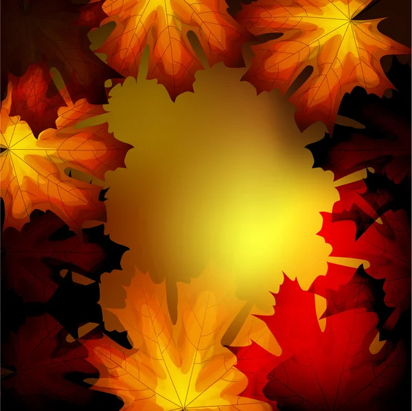 Herbst-Ahornblatt Stockillustration