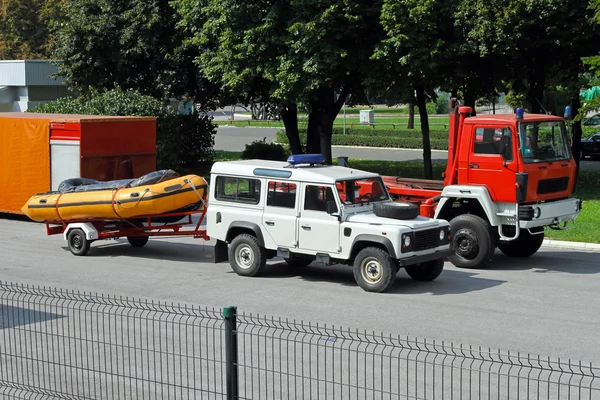 Vehículos de rescate — Foto de Stock