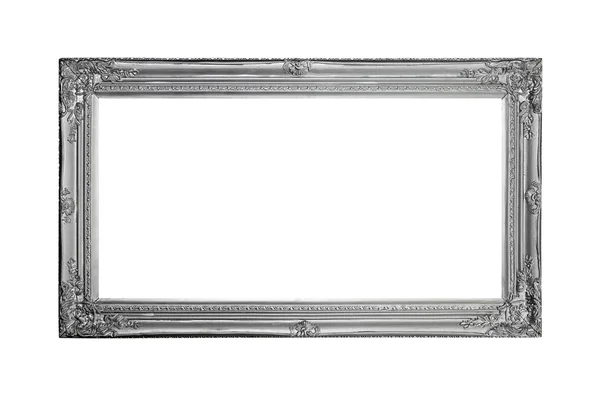 Silver panoramic frame — Stock Photo, Image
