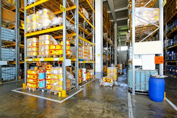 Flammable warehouse — Stock Photo, Image