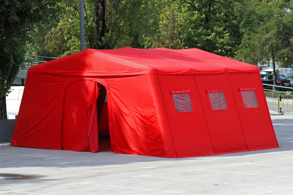 비상 텐트 — 스톡 사진