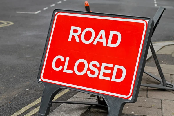 Road closed — Stock Photo, Image
