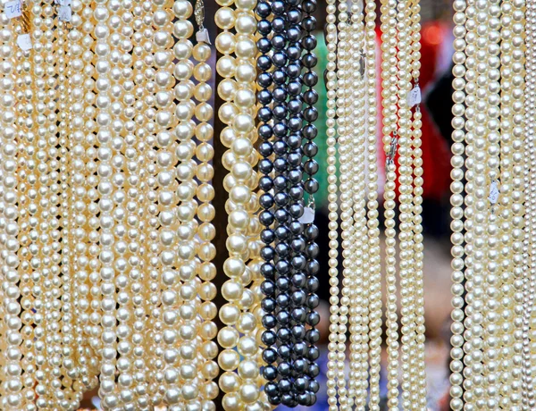 Pearl necklaces — Stock Photo, Image