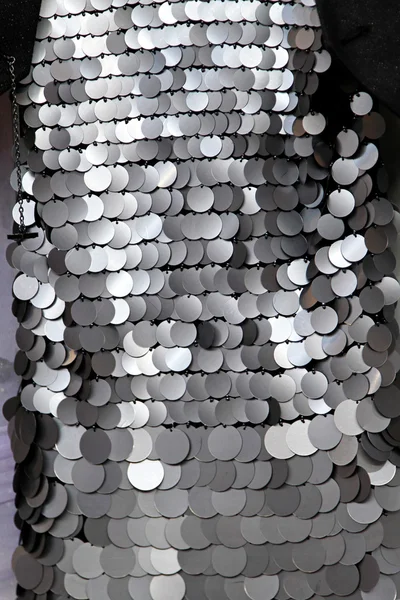 Vestido de prata — Fotografia de Stock