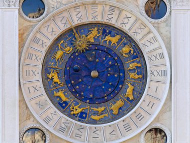 Astrology clock San Marco clipart