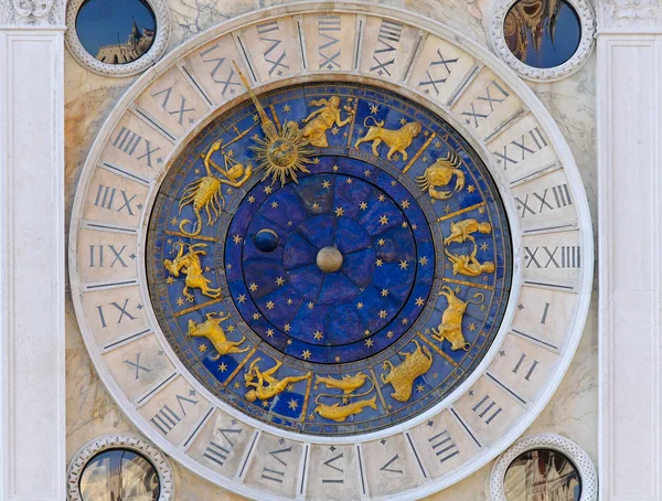 Αστρολογία ρολόι san marco — Φωτογραφία Αρχείου