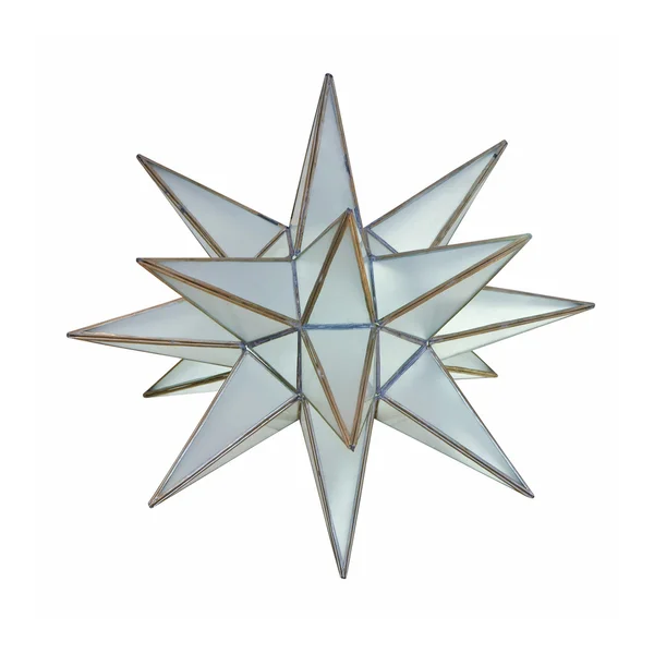 Glass star pendant — Stock Photo, Image