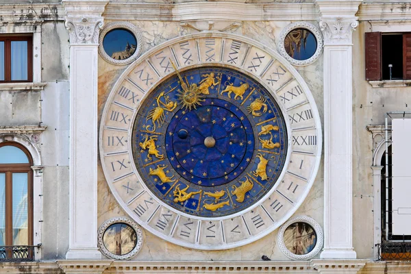 Veneza relógio do zodíaco — Fotografia de Stock