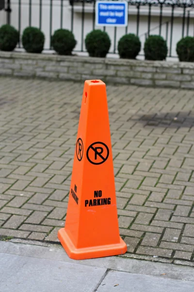 Nenhum cone de estacionamento — Fotografia de Stock