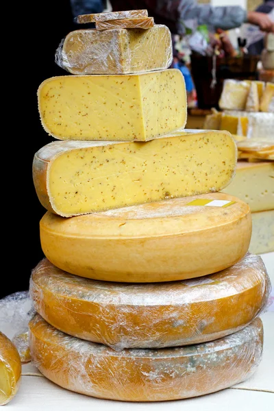 Cheese pile — Stock Photo, Image
