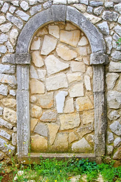 Murem drzwi — Zdjęcie stockowe