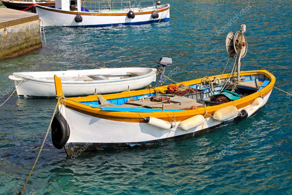 Small fishing boat — Stock Photo © Baloncici #5867612