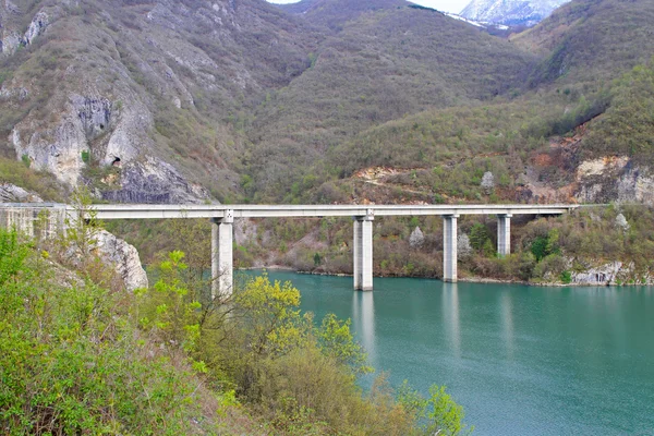 Puente en el río Drina — Foto de Stock