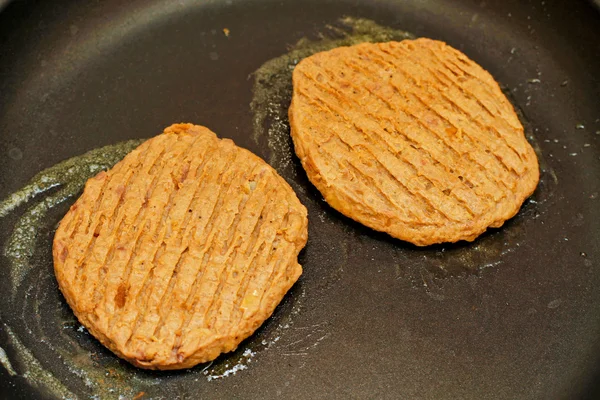 Vegetabiliska hamburgare — Stockfoto