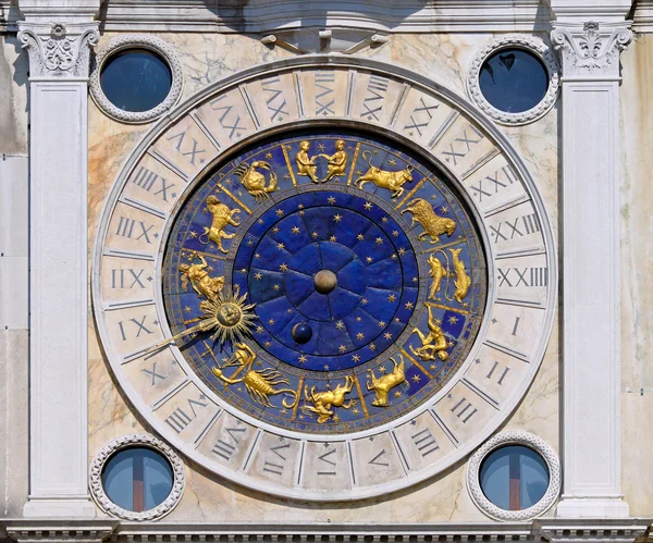 San marco Astrologia zegar — Zdjęcie stockowe