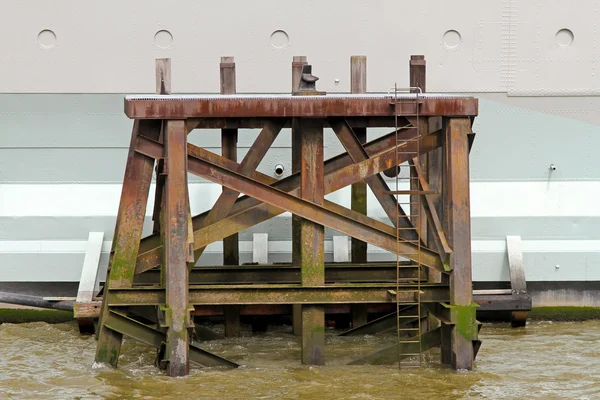 Ship dock pier — Stock Photo, Image